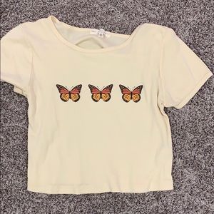 Brandy butterfly top